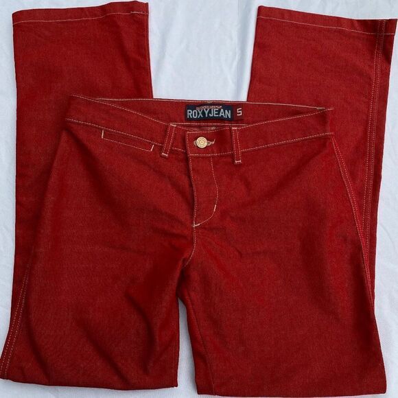 Quicksilver Roxy Jean Red Size 5 Bootcut Jeans - Picture 2 of 7
